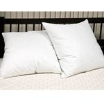 The Bettersleep Company Ethically & Responsibly Sourced Duck Feather Square Pillow Pair (2 pillows) Euro Continental 65cm x 65cm (26" x 26")