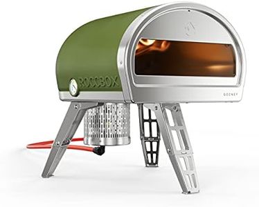 Roccbox de Gozney Horno Pizza Profesional Portátil para Exteriores - Incluye Pala para Pizza - Horno Pizza a Gas con Placa de Piedra y Llama Ondulante - Incluye Termómetro y Funda Protectora