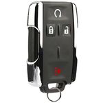 Key Fob Keyless Entry Remote Start fits Chevy Silverado Colorado/GMC Sierra Canyon 2014 2015 2016 2017 (M3N-32337100 Chrome)