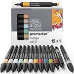 Winsor & Newton W&N PROMARKER 12+1 Manga Expansion Pack 2, Multi, one Size