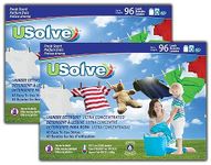 Usolve, Eco-Friendly & Plastic-Free Laundry Detergent Strips (2-Pack Fresh Scent, Up to 192 Loads). - Hypoallergenic, Biodegradable & Ultra Concentrated - 96 Count