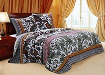 Greenland Home 3 Piece Orleans Quilt Set, Full/Queen