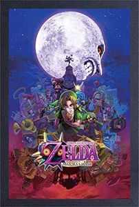 Pyramid America Nintendo Zelda Poster - The Legend of Zelda - Zelda Majoras Mask - 11 x 17 Frame Poster Wall Art, Ideal For Home Decor, Room Decor, Gaming Room Decor & Living Room Decor