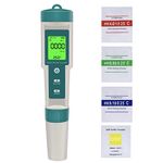 Digital PH Tester Pen, 7 in 1 TDS/PH/ORP/EC/Temp/Salt/S.G PH Meter, Water Quality Tester for Household Drinking Water, Pool, Hydroponics, Aquarium