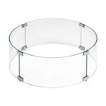 American Fireglass Round Fire Pit Wind Guard 23" Diameter