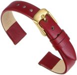 uxcell Red Genuine Leather Band 12m