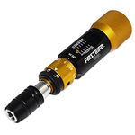FIRSTINFO H5177 | 1/4" | 5-60cNm | Adjustable Torque Screwdriver | with Quick Release Bit Holder