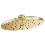 Moen S112BG Collection 10-Inch Single Function Showerhead with Immersion Rainshower Technology, Brushed Gold