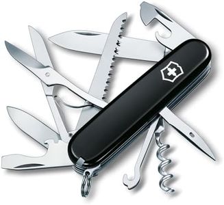 Victorinox Swiss Army Knife - 15 Functions, Multi-Utility Tool - Black, 91 mm - 1.3713.3