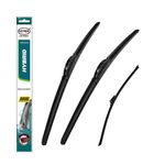 HEYNER Wipers Fits Kia Niro 2016-2022 Full Set of 3 Wiper Blades Hybrid HH2616H12x3