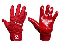 BARNETT FLG-03 Red Professional Linemen football gloves, OL, DL (XL)