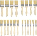 Kurtzy Chip Paint Brushes (20 Pack)