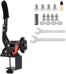 64 Bit USB PC Handbrake, Sim Handbrake is used for PC simulation racing games, compatible with G29/G920/T300/T500/T150, and applicable to games：DiRTRally/DiRT4/Project CARS/DRIVECLUB/Asset to Corsa/WRC9.(with clamp,Black)