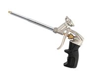 Foamgun,Rockman Tools Professional Exquisite Foaming Gun, Centralize Adjustment Design, Precision Machined Copper Alloy Nozzle, Double Sealing Structure, for Insulation & Filling (Black)