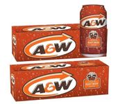 A & W Root Beer 355ml Cans (2 X 12 Pack) - Total 24 Cans