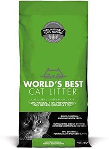 World's Best CAT LITTER 12.7KG - ECO FRIENDLY - FLUSH-ABLE ODOUR CONTROL (1X)
