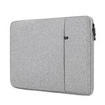 ProElife 12-Inch Laptop Sleeve Case Cover Canvas Tablet Protective Bag for 2022-2014 Surface Pro 4 / 5 / 6 / 7 / 7+ / 8 / 9|Surface Laptop Go 1/2 12.4''|Surface Pro X 1/2 & iPad Pro 12.9'' M2 (Gray)