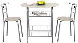 COSTWAY Premium 3 Piece Dining Set,