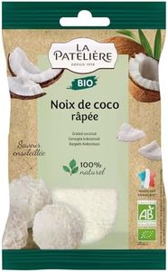 LA PATELIERE Noix de Coco Râpée Bio 125 g, Lot de 5 (625 g)