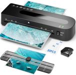 MAXDONE A4 Laminator Machine - 9inches Thermal Laminator with 30 Laminating Pouches, 4 in 1 Laminating Machine with Paper Trimmer and Corner Rounder for Home Office School Use (A4)