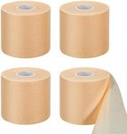 4 Pieces Foam Underwrap Athletic Foam Tap Sports Pre-wrap Athletic Tape for Ankles Wrists Hands and Knees, 2.75 x 30 Yards (Beige)