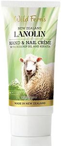 Wild Ferns Lanolin Hand and Nail Crème with Rosehip Oil & Keratin, 85ml, Pack of 1