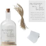 Ginger Ray Botanical Wedding Alternative Guest Book Messages in Glass Bottle