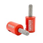 DT-DIATOOL Diamond Mortar Raking Bit for Brick Joints Stone Masonry Granite Diameter 5/16"x1" (8x25mm), 5/8 inch-11 Thread Router Bit 2pcs