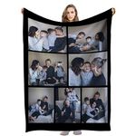 Personalised Blanket Photo Blanket Personalised Blankets for Adults Personalised Baby Blanket Personalised Dog Blanket Personalised Photo Blanket Birthday Wedding Gift for Family Friends