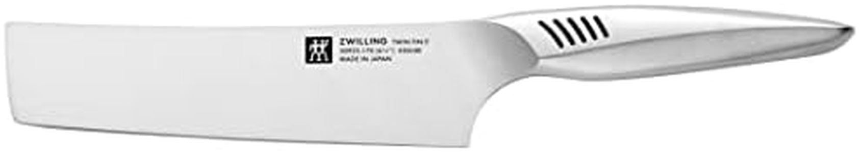 Zwilling Twin Fin 30925-171 "Twin Fin 2 Nakiri, 6.7 inches (170 mm), Made in Japan, All Stainless Steel, Dishwasher Safe, Made in Seki City, Gifu Prefecture
