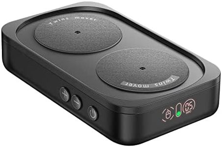 EAXBUX Mouse Jiggler Physical Mover with ON/Off Switch and LED Display,Moves 100% Randomly,No Need to Align The Cursor,No Noise,Interval Time Adjustable,Keeps PC Active, Black (FMK011)