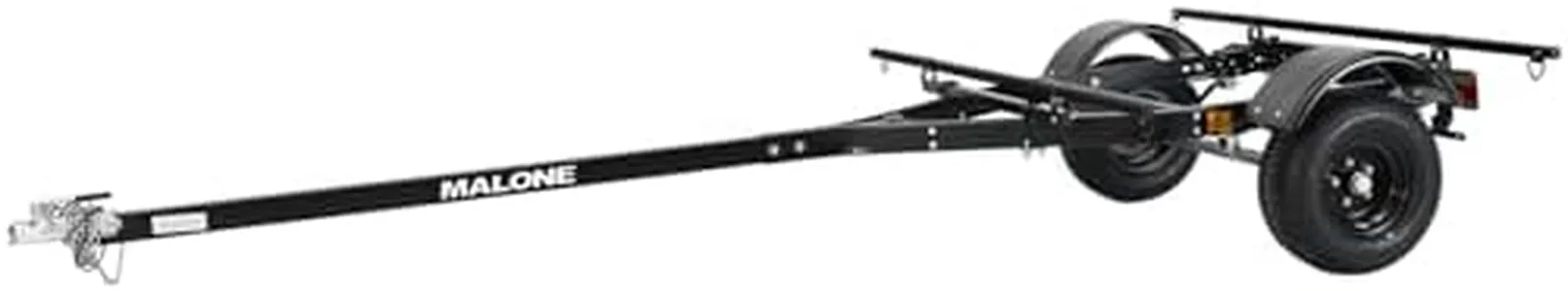 Malone MPG444LB-BLK MicroSport Off-Road LowBed Kayak Trailer | 20' / 800 lbs Capacity | Fully Submersible | 22" Crossbar to Ground Clearance | Black Powder Coat Finish