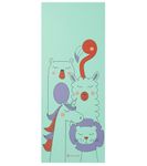 Gaiam Kids Yoga Mat Exercise Mat, Yoga for Kids with Fun Prints - Playtime for Babies, Active & Calm Toddlers and Young Children, Animal Surprise, 3mm, 60" L x 24" W x 3mm Thick