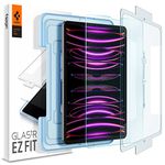 Spigen Tempered Glass Screen Protector [GlasTR EZ Fit] Designed for iPad Pro 12.9 inch M2 (2022) / iPad Pro 12.9 inch (2021/2020/2018)