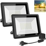 2 Pack 100W LED Flood Light Outdoor