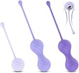 1 Suite Kegel Exerise For Tightening and Pelvic Floor Exercises Bladder Control and Pelvic Floor Exercises Premium Silicone Cone Female Training Kit