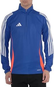 Adidas HAS96 Men's Soccer Jersey Top, Tiro 24 Training Top, Lucid Blue/White/Up Solar Red (JE1993), M