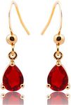 Dangle Drop Pierced Earrings with P