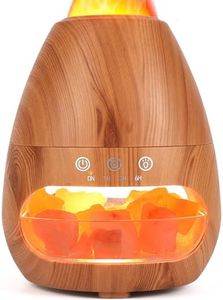 Humidificador Aceites Esenciales, Glovios 200ml Efecto Llama Difusor de Aromas Perfumado, Difusor Aceites Esenciales con Timer e Apagado Automático sin Agua para Oficina SPA Dormitorio