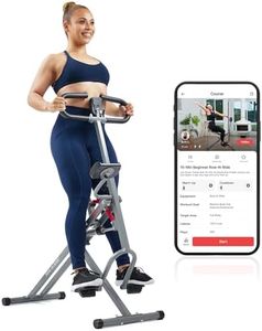 Sunny Health & Fitness Row-N-Ride Pro-Smart Squat Assist Trainer Full Body Fitness Machine, Easy Setup Rower, Glute & Leg Cardio Workout, Included SunnyFit App Connection - SF-A023053