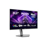 AOC AG326UD 31.5 inch UHD Monitor 165Hz, QD-OLED Panel, 0.03ms GtG, Adaptive Sync, HDR400 TrueBlack, G-Sync Compatible, Height Adjustment, Speakers, (3840x2160 HDMI 2x 2.1 DP 1x 1.4 USB Hub) Black