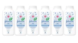 Johnsons's Natural Baby Powder - Pack of 6 x 200g