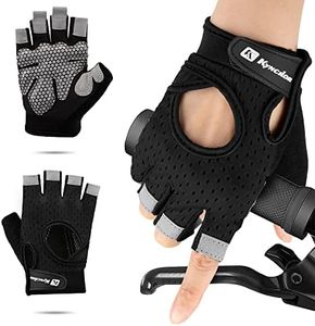 WOTOW Cycling Sports Gloves for Mens and Womens, Fitness and Bicycle Gloves, Half-Finger and Breathable Non-slip Design for Lifting, Fitness or Outdoor Training