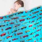 Lukeight Race Cars Baby Blanket for