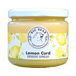 Big Bear Farms Lemon Curd Dessert Spread, 100% Natural, No Artificial preservatives, Homemade in Himachal, 315 Grams, Pack of 1