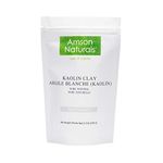 Kaolin Clay 8oz / 0.5 lb / 230g by Amson Naturals-100% Pure & Natural – Excellent for Facial Mask, Body Scrubs, Lotions, Creams, Hair Care Products and DIY recipes.