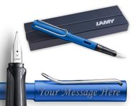 Lamy Al-Star Ocean Blue Aluminium Fountain Pen (Medium Nib) - Gift Boxed - FREE ENGRAVING