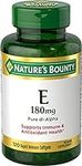 Nature's Bounty Vitamin E Pills and