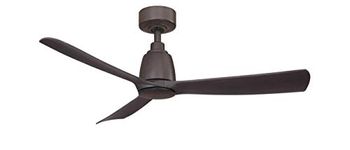 Fanimation Kute Indoor/Outdoor Ceiling Fan with Dark Walnut Blades 44 inch - Dark Bronze