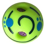 OTTCAN Interactive Giggle Ball Dog Toy, Fun Sounds When Rolled or Shaken, As Seen On TV Engaging for Pets (Green)